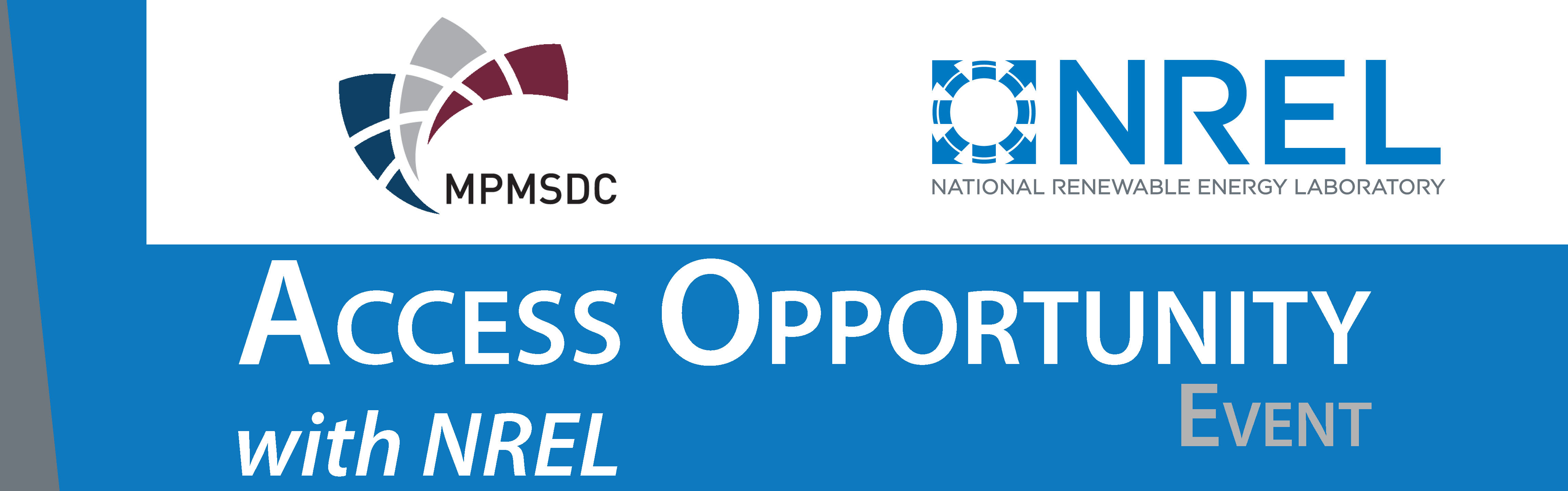 Access Opportunity with NREL – June 25, 2015